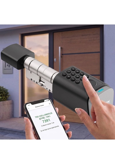 Neutron Ntl-sc-09fkpb Akıllı Kapı Kilidi Siyah