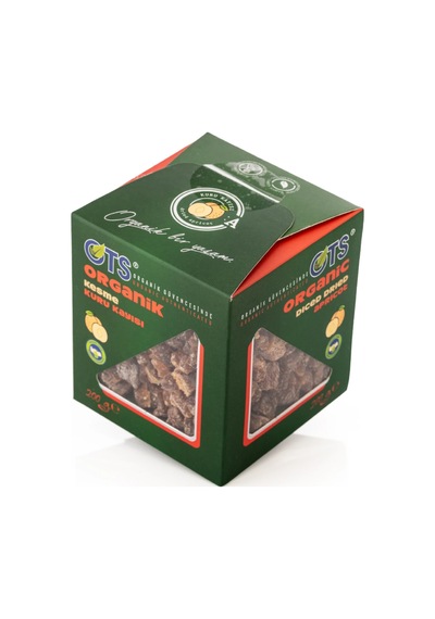 Ots Organik Kesme Kuru Kayısı 200 gr (Organik Sertifikalı, Pestisit Analizli)