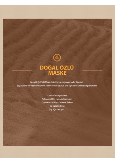 Fascy Doğal Salyangoz Özlü Esneklik Kazandırıcı Maske 23 G