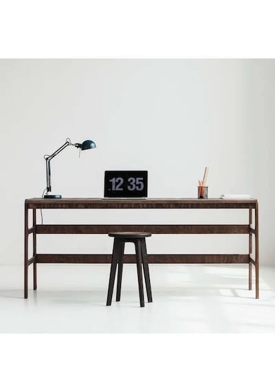 Woodesk Rustico Ahşap Çalışma Masası, Ceviz Renk Cpt4630-180 Ceviz