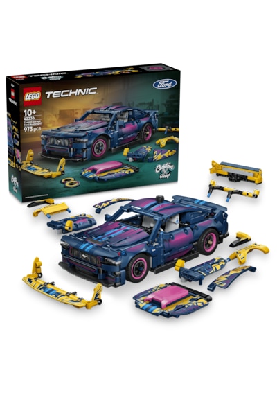 LEGO® Technic Modifiye Ford Mustang GT Araba 42236 - 10 Yaş ve Üzeri Çocuklar için 8 Detay İçeren Oyuncak Yapım Seti (973 Parça)