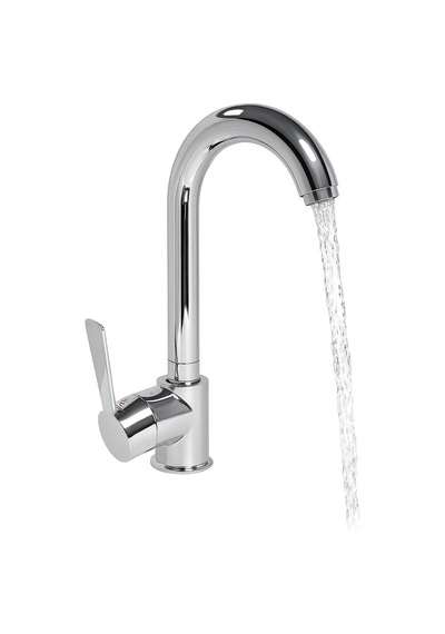 Nuss Safir Kuğu Lavabo Bataryası-parlak Krom-n 9602 Krom
