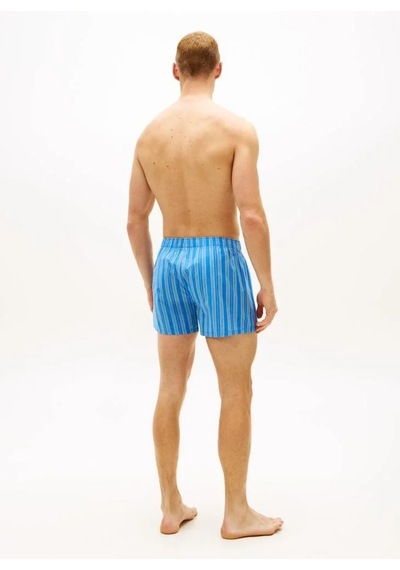 Tommy Hilfiger 3p Woven Boxer Prınt Erkek Pembe Boxer - Um0um03898