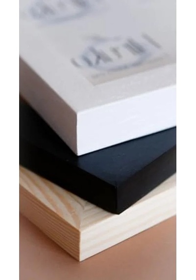 Premium Kalite 21x30 Cm A4 Ahşap Çerçeve, Siyah Ve Beyaz