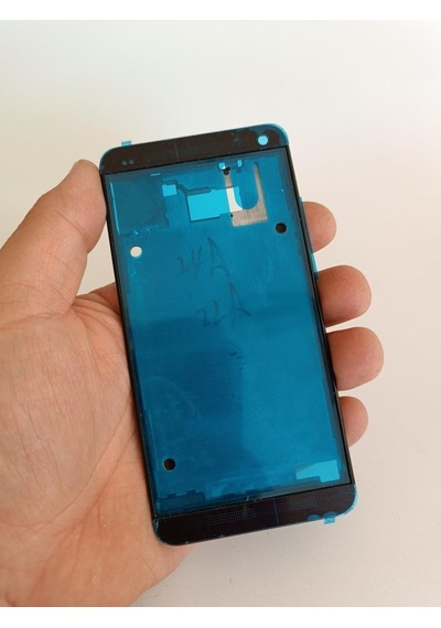 Htc One M7 Orta Kasa Ön Kapak Siyah