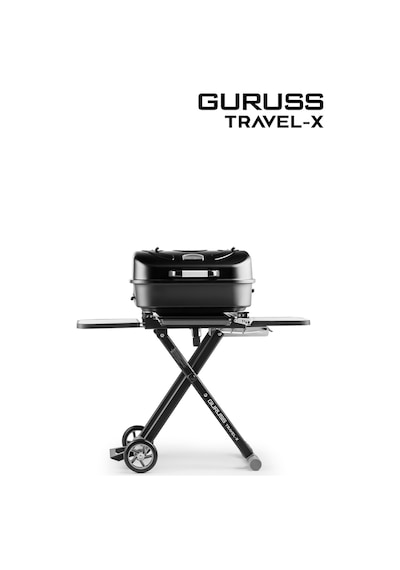 Guruss Travel-x Taşınabilir Mangal Siyah Model:grs40
