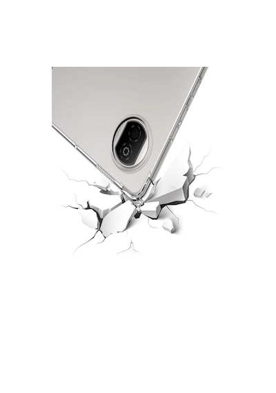 Honor Pad X7 8.7 İnç Kılıf Şeffaf Köşe Korumalı Crystal Clear Silikon Arka Kapak