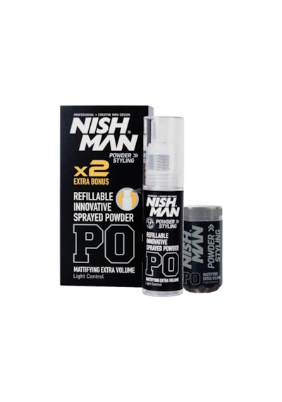 Nishman PO Saç Şekillendirici Toz Wax + Mat Efekt Püskürtülebilir Pudra Wax 2 x 20 G
