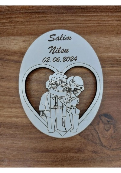 Lavanta Tasarım 25 Adet Nişan Nikah Hatıra Yukarı Bak Magnet