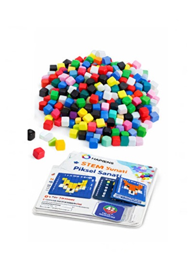 Stem Piksel Kodlama Seti 402 Parça Eğitici Zeka Oyunu Mozaik Puzzle Algoritma Geliştirici Oyuncak 5+