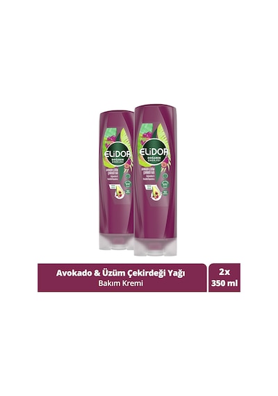 Elidor Avokado Ve Üzüm Çekirdeği Yağı Saç Bakım Kremi 2 x 350 ML