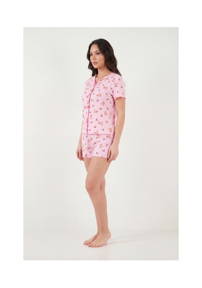 Lela Bayan Pijama Takımı 65770837 Pembe