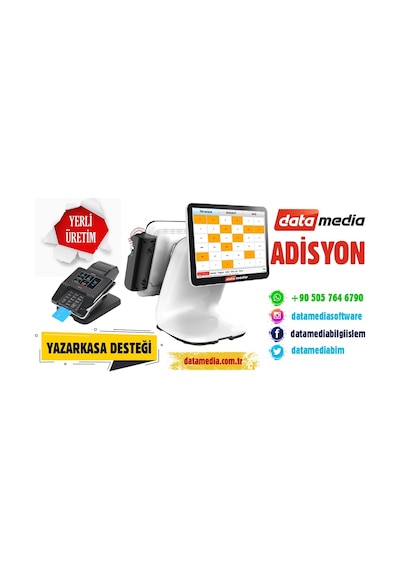 Datamedia Adisyon Restoran Kafe Programı Cep Ve Tablet Desteği (369175344)