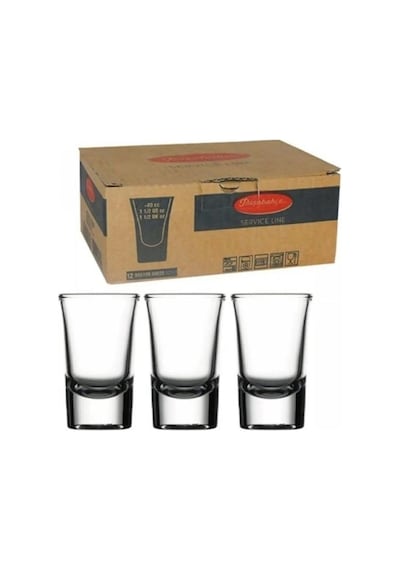 Paşabahçe 52174 Boston Shots Likör,shot Bardağı 40 Cc 12'li