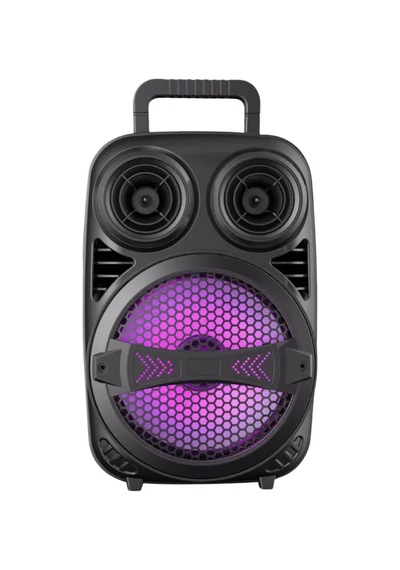 Taşınabilir Bluetooth Speaker Mikrofonlu Karaoke Hoparlör Rgb Işıklı 6. 5 İnç Güçlü Ses