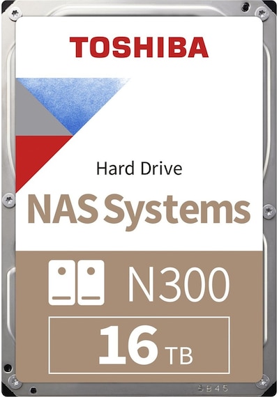 Toshiba N300 HDWG31GUZSVA 3.5 16TB 512MB 7200RPM SATA3 NAS Sabit Disk