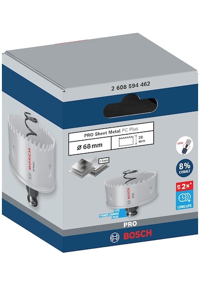 Bosch Pro Sheet Metal Pc-plus Delik Açma Testeresi 68 Mm