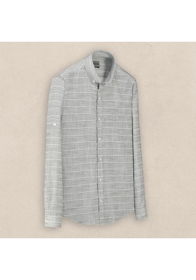 Sarar Carina Interview Slim Fit Erkek Gömlek 3186926 Haki