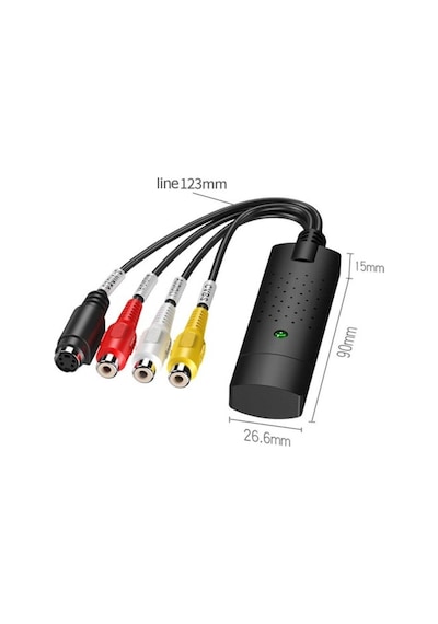 Alfais 4774 Easycap Usb Dvr Capture Kayıt Kartı Kamera Uydu
