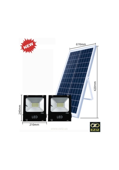 güneş enerjili projektör solar bahçe sokak aydınlatma lamba  EZIZ