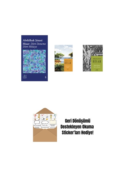 Everest Açıkhava 42 - Dört Deneme Dört Hikâye + Geçmiş Zaman Köşkleri Kitap Boy + Ahmet Haşim: Şiiri Ve Hayatı + Okuma Sticker'ları
