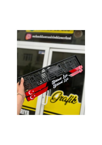 Ay Yıldız Model İsime Özel Pleksi Plakalık - 663886747