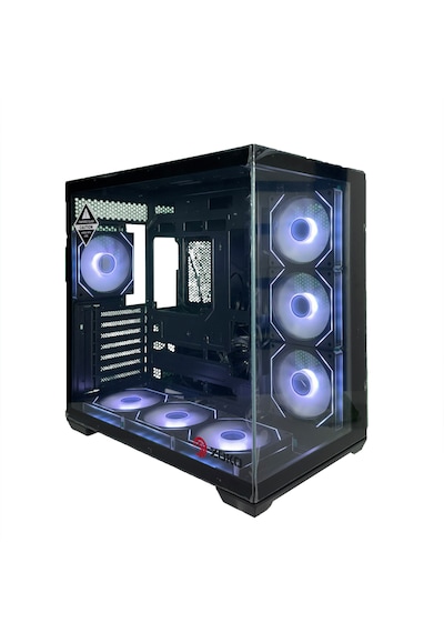 Zoko Emperor Siyah 7x12cm Argb Fanlı Atx Gaming Akvaryum Kasa