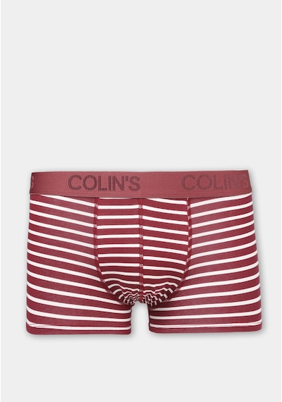 Colin's Colins Trunk Fit Baskılı Erkek Bordo Boxer Cl1081529 Q1.v2 Bur Çok Renkli