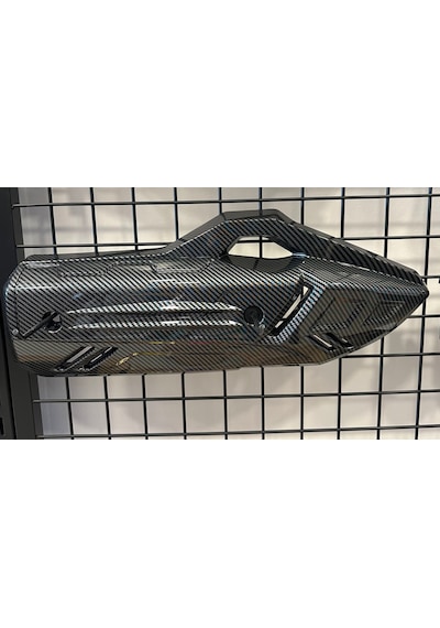 Pcx Egzoz Koruma Kapağı Karbon Fiber