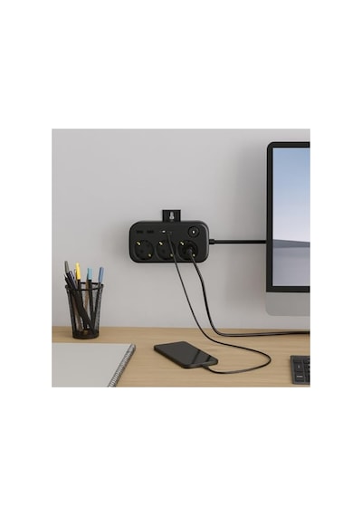 3'lü Priz + 4 Usb 2 Type-c + 2 Usb-a Çoklayıcı