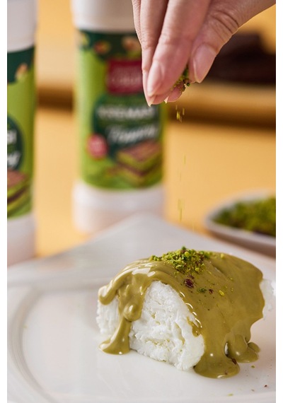 Antep Fıstık Kreması Topping 250 Gr - %30 Gerçek Antep Fıstığı Waffle & Krep & Pankek Tatlı Sosu