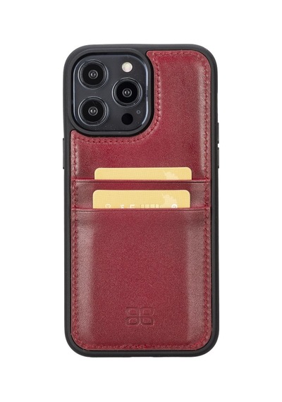 Bouletta Apple İphone 14 Pro Max Uyumlu Deri Arka Kapak Fxcp V4ef