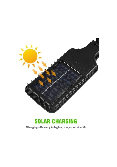 616-4 Güneş Enerjili Sokak Lambası Parlak Led Solar Şarjlı Hareket Sensörlü Duvar Lamba Uzaktan Kumandalı Solar Aydınlatma