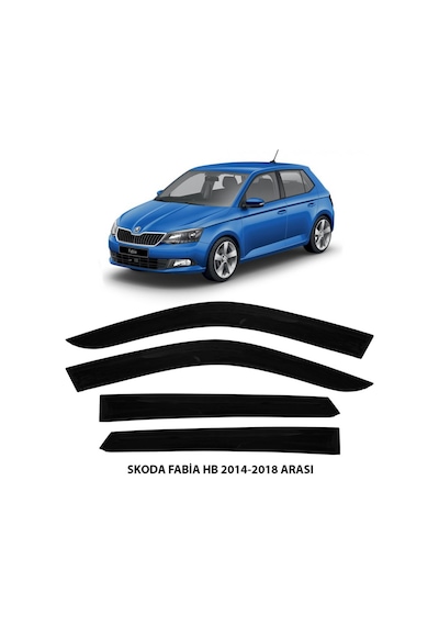 Cam Rüzgarlığı Skoda Fabia Hb 2014-2021 4lü