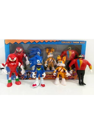 Oyuncak Süper Sonic Figür ve Süper Sonic Arkadaşları 4lü Set