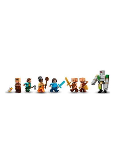 Lego Minecraft 21273 The Ghast Balloon Village Attack