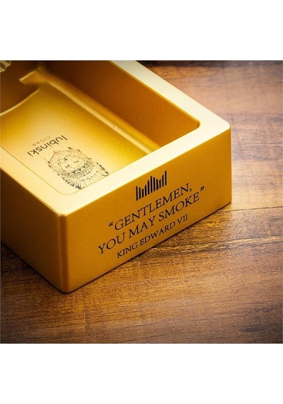Lubinski Yeni Seri Metal Kare Tekli Puro Küllüğü - Gold Lb-822