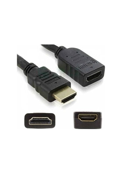 1 Metre Hdmi Uzatma Kablosu Dişi Erkek Hdmı Uzatma