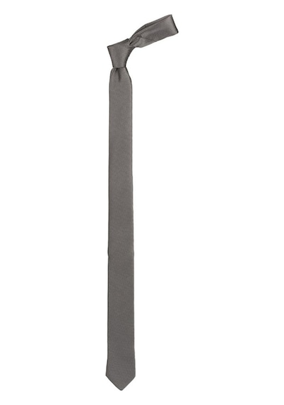 Tudors İnce Kendinden Desenli Erkek Kravat - Gri (298390576) Gri
