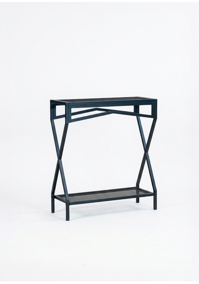 Uykula Modern Tasarım Siyah Metal Dresuar - Antre Ve Salon Konsolu 76 Cm