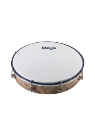Stagg Had-010 W 10 İnç Bendir Zilsiz Tef 25cm. Derili