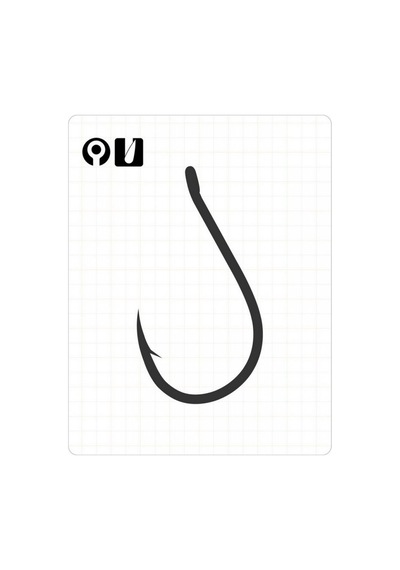 Fudo 1101 Chınu W/rıng, No:3/0, Black Nıkel, 5p Olta İğnesi