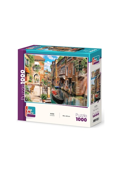 Venedik Ve Güne Merhaba İkili Set - 1000 + 500 Parça İkili Puzzle Seti