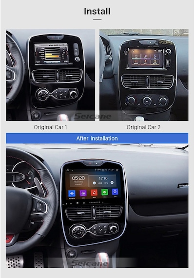 Renault Clıo 4 Eski Kasa 2018-2019 Multimedya Navigasyon Usb Kamera Carplayer 4 Ram