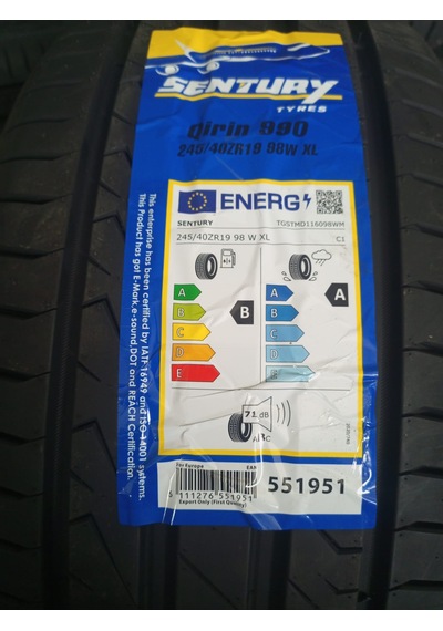 Sentury 245/40 R19 98W XL Qirin 990 Yaz Lastiği 2026