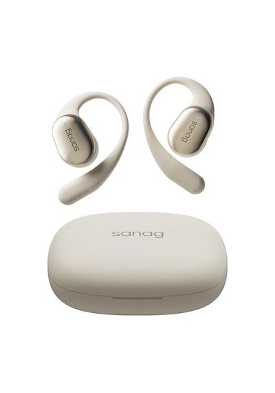 Sanag C16s Bluetooth 5.4 Kablosuz Kulaklık Açık Kulak Ows Kulaklık Hifi Ses Bej