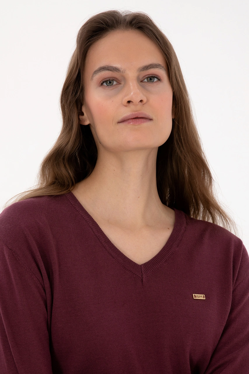 U.s. Polo Assn. Kadın Plum Kazak /triko 50313598-vr177 New Plum