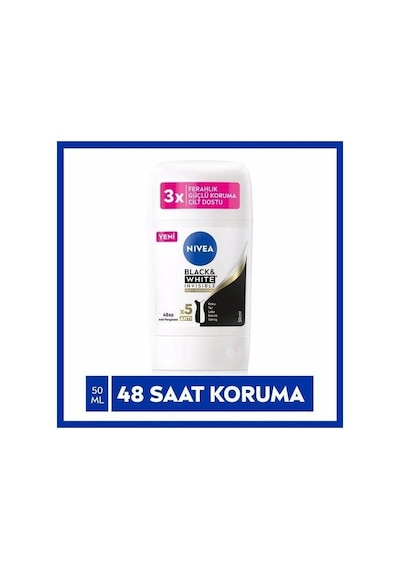 Nivea Women Black&White İnvisible Stick Deodorant 50 ml