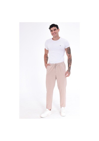 Blayn Jeans Erkek Regular Fit Gabardin Pantolon Günlük Rahat Kesim Klasik Erkek Pantolon Bej