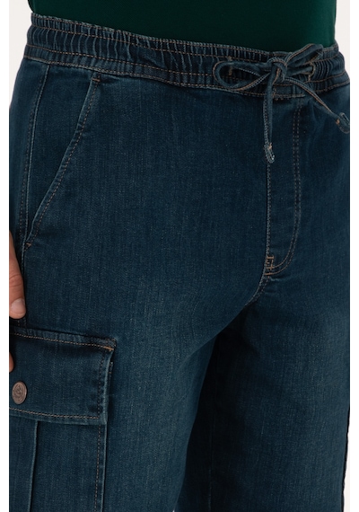 U.S. Polo Assn. Erkek Mavi Jean Şort 50304364-DN0030